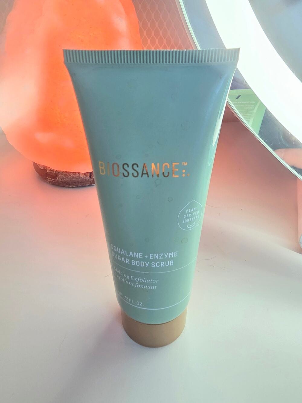 Biossance Squalane + Enzyme Sugar Body Scrub 2 fl oz / 60ml – Melting Exfoliator